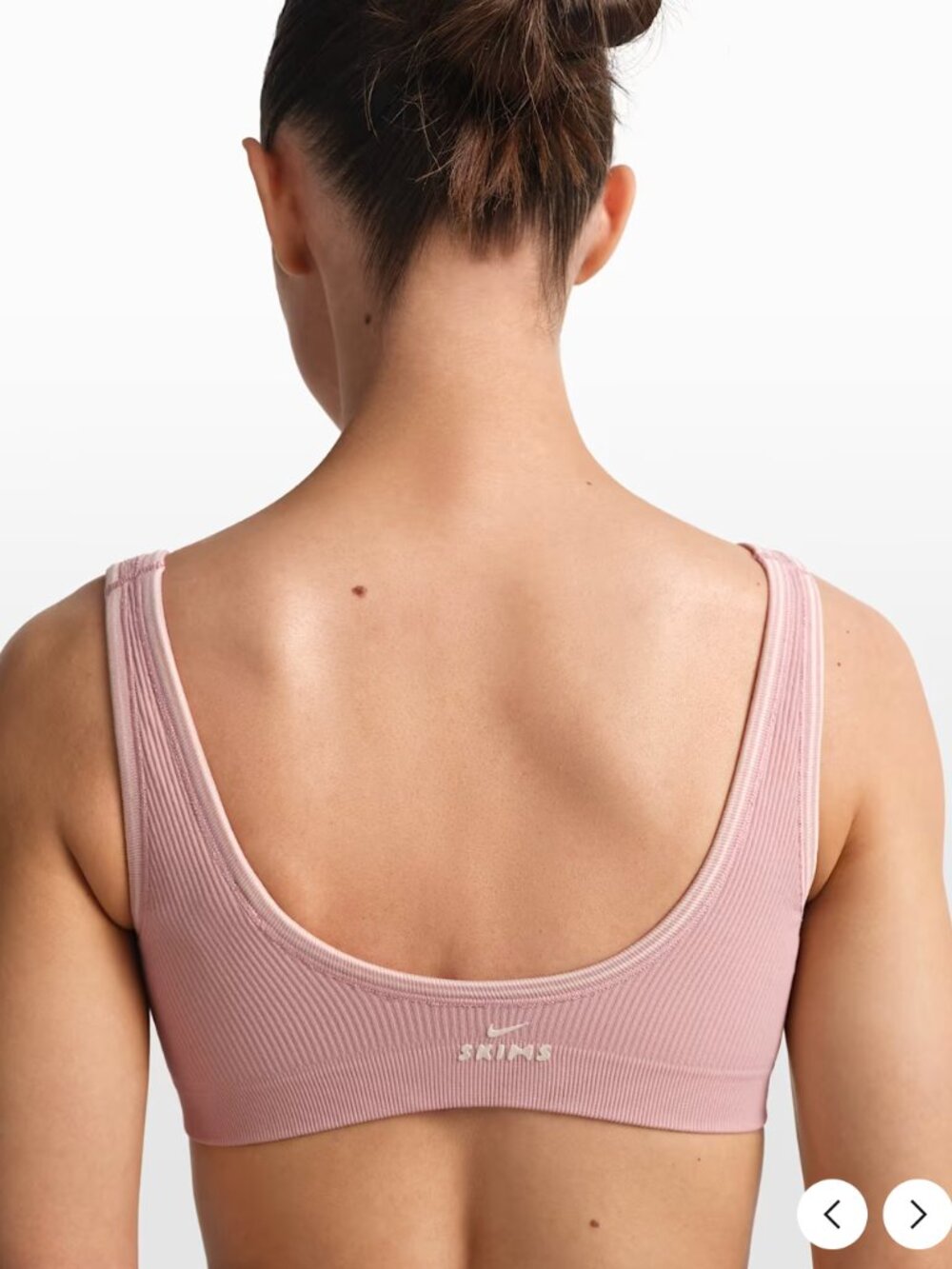 NWT Nike SKIMS Ribbed Seamless Micro Scoop Bra Size S
